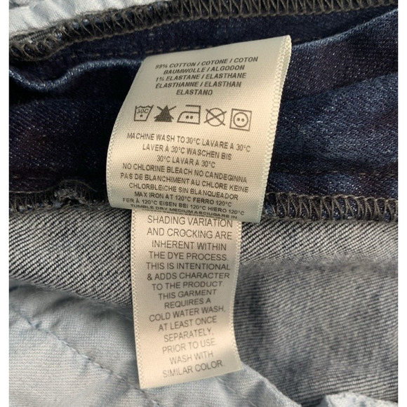 Agave No 30 Slim Jeans Mens Dark Wash Stretch Hand Crafted Size 35 - Picture 9 of 10